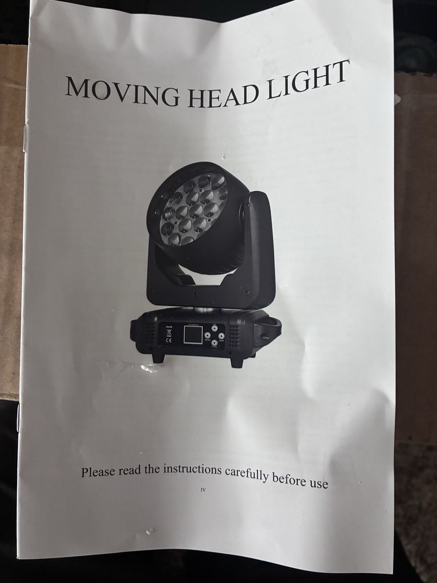 Moving Head Light Stage DJ Lighting Equipment with Manual