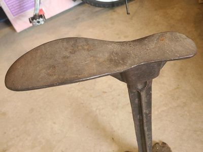 Antique Cast Iron Cobbler Shoemaker Anvil Stand Shoe Last