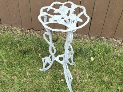 Vintage Cast Iron Plant Stand