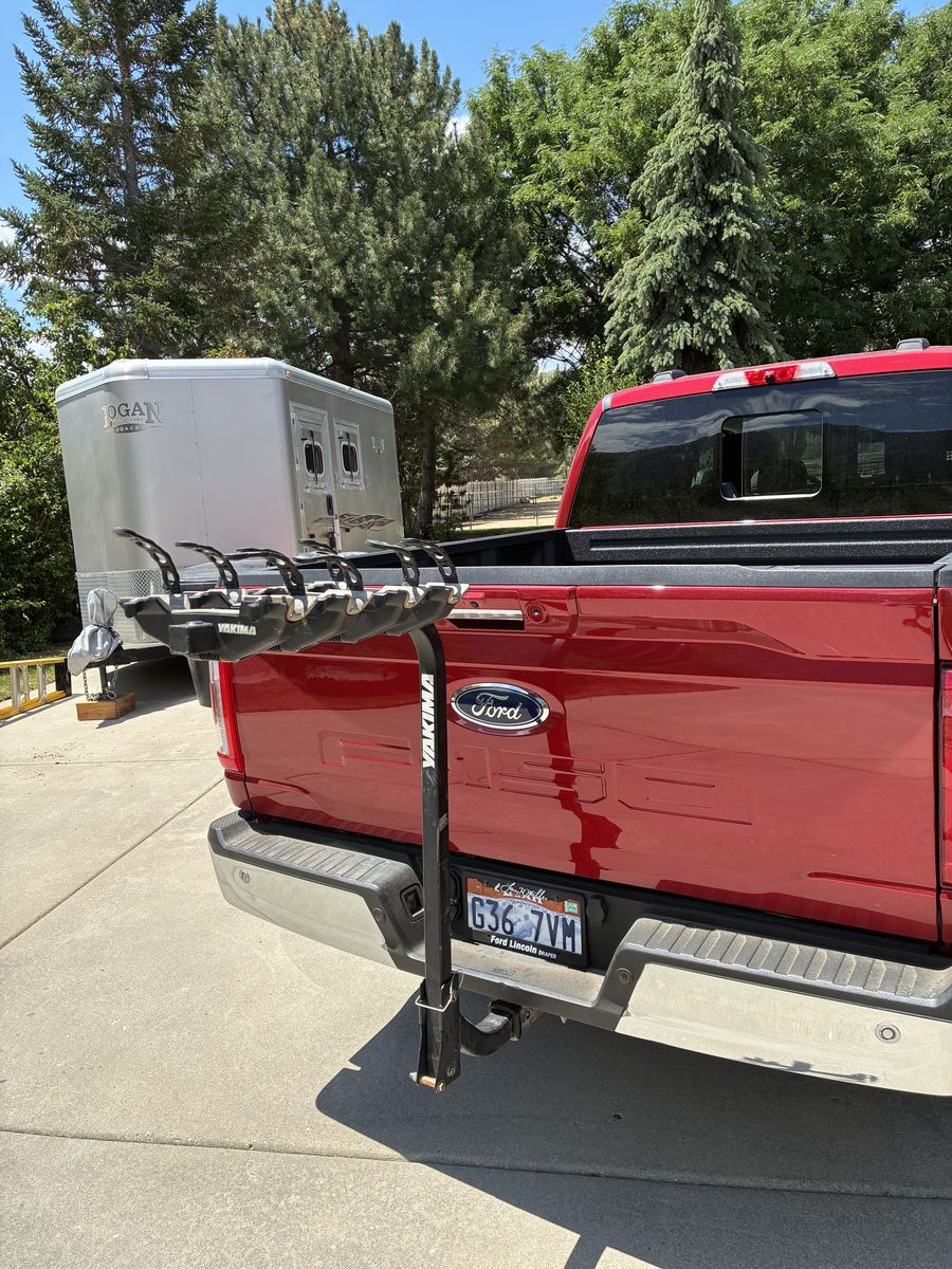 Yakima FullSwing Hitch Mount Bike Rack - 4-Bike Capacity, Swing-Away Access, Secure Transport