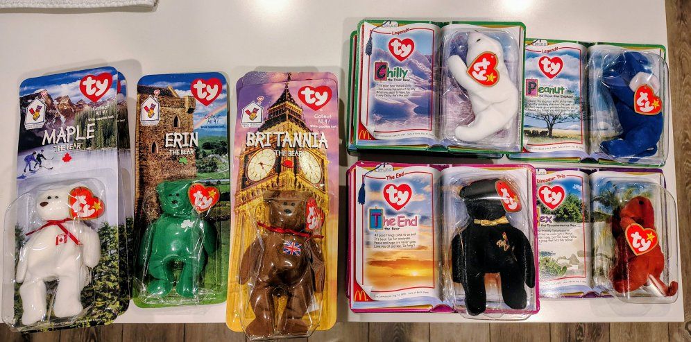 RARE misprint Teenie Beanie Babies International