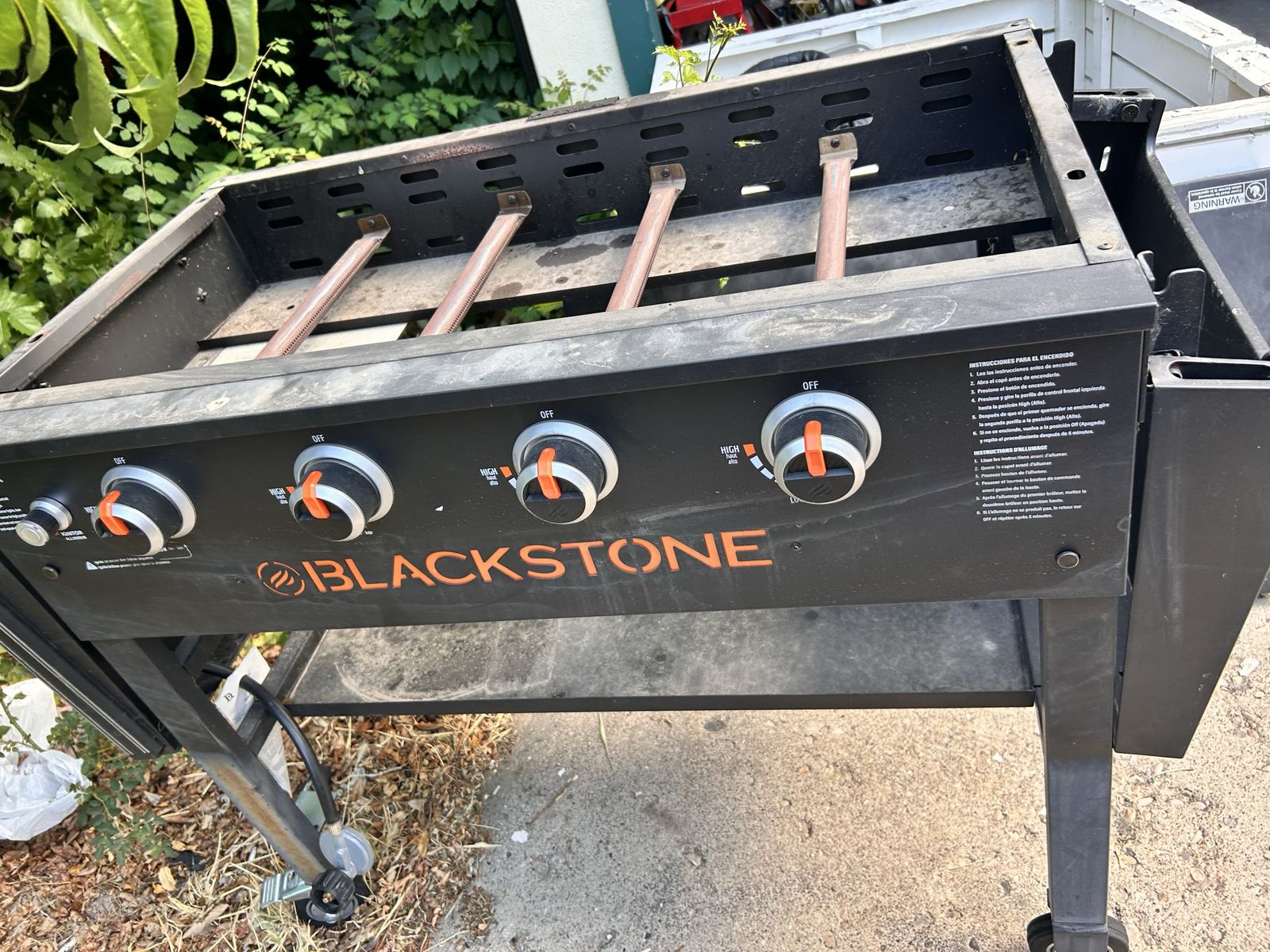 Blackstone Original Outdoor Griddle, 4-Burner 36" Flat Top Grill with Hard Cover