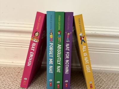 nat enough graphic novel series book set 1-5.