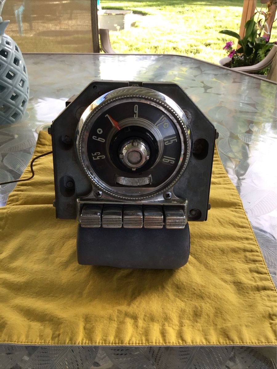 1955 Ford Radio is an OEM vintage part for a classic car