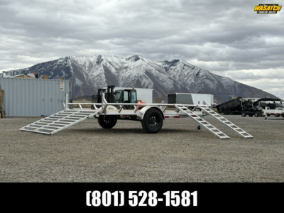 Baughman Products 7x12 Angled Aluminum Utility Trailer