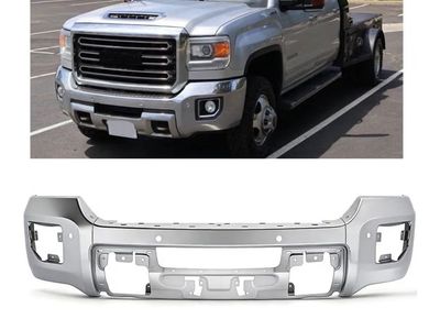 Front Bumper Face Bar for 2015-2019 GMC Sierra 2500 3500 HD, Chrome