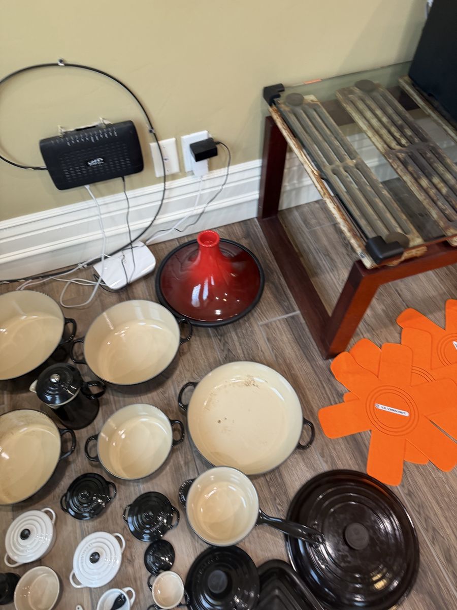 Le Creuset & Staub Enameled Cast Iron Cookware Set - Various Pieces & Colors