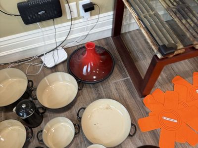 Le Creuset & Staub Enameled Cast Iron Cookware Set - Various Pieces & Colors