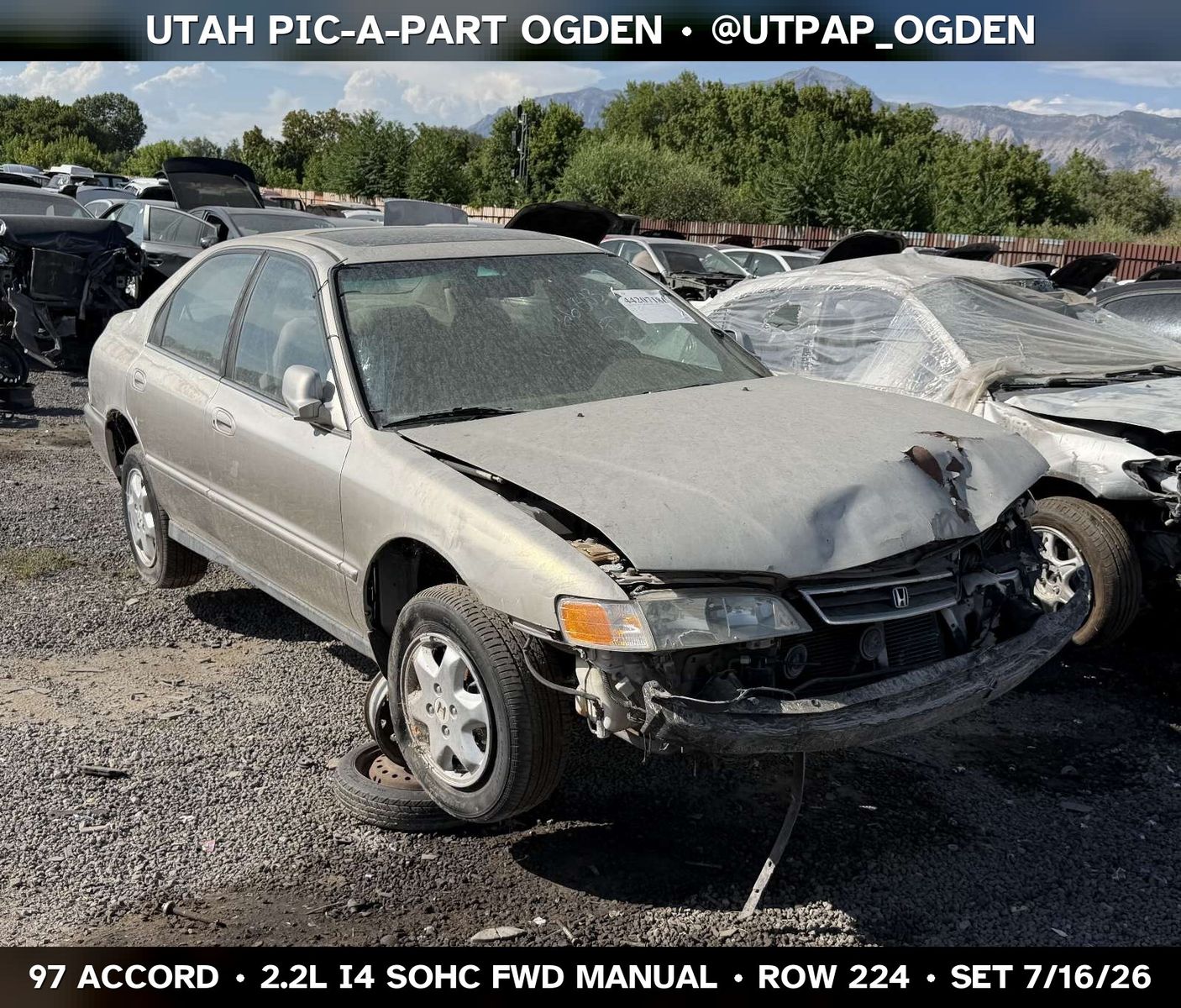 1997 Honda Accord Parts - UTPAP Ogden