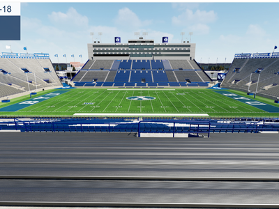 BYU vs Notre Dame - 4 Aisle East Sideline Tickets near Midfield
