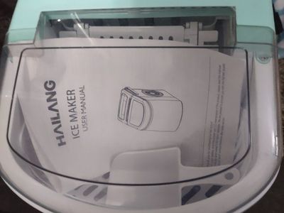 HAILANG Portable Countertop Ice Maker - Mint Green