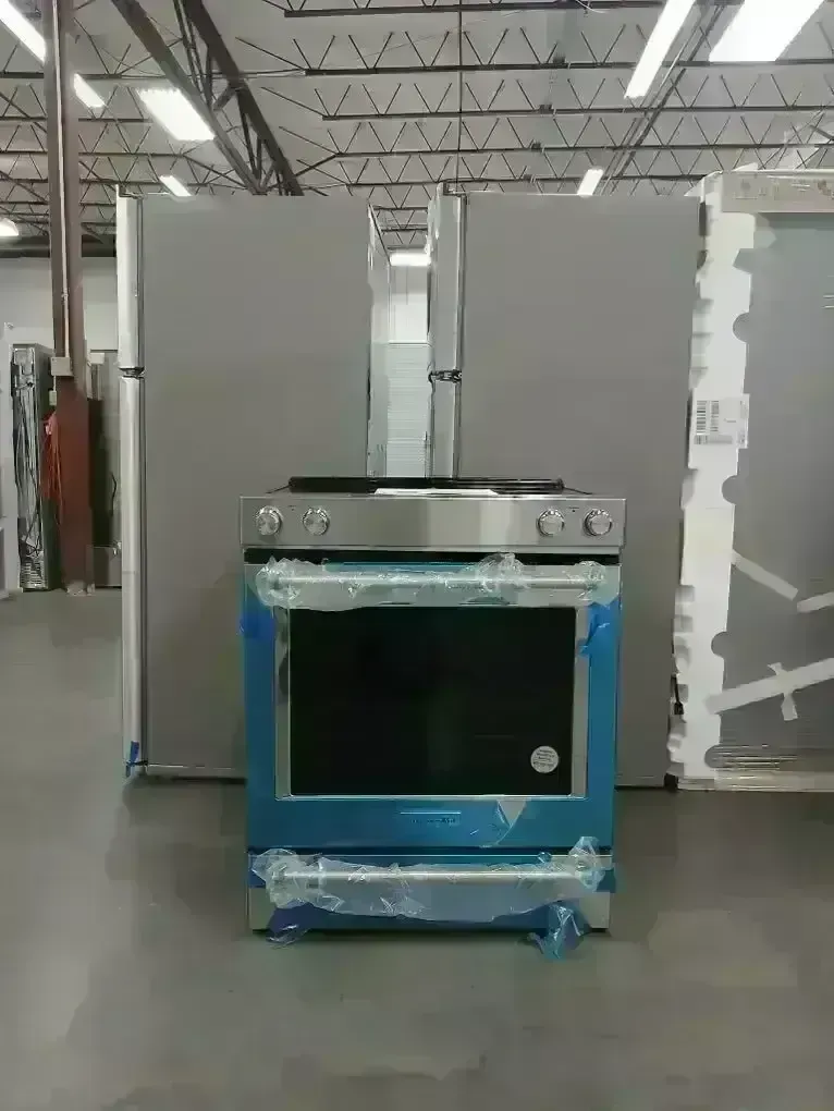 NEW KITCHENAID STAINLESS ELECTRIC SLIDE IN RANGE