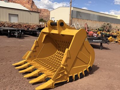 NEW!! 78" Excavator Skeleton Bucket With Teeth