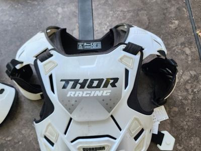Thor Racing Guardian MX Roost Deflector Chest Protector Motocross Dirt Bike ATV Gear