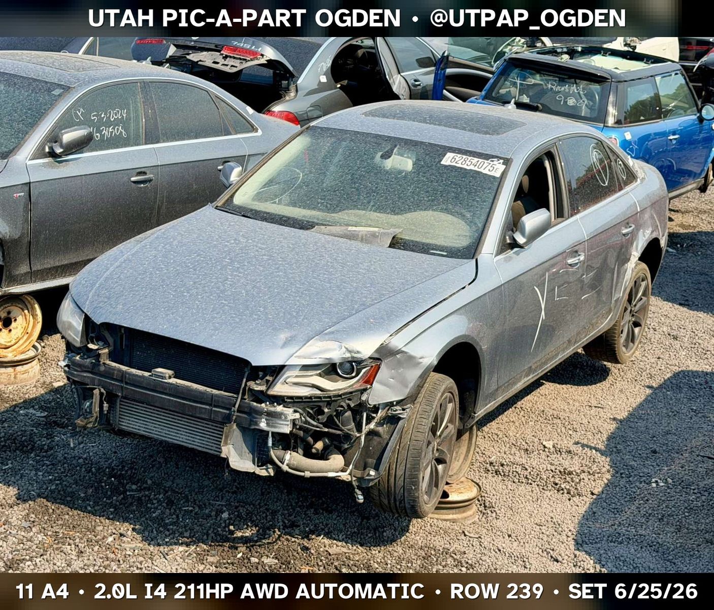 2011 Audi A4 B8 Parts - UTPAP Ogden