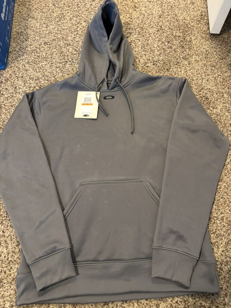 OAKLEY GRAY HOODIE NWT- Size S