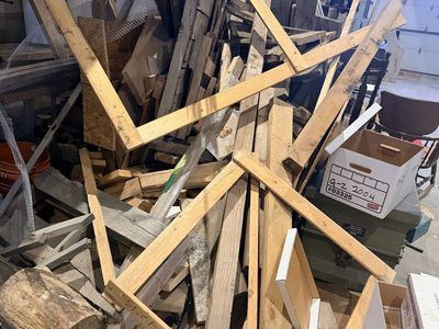 Mixed Firewood & Scrap Wood - Assorted Sizes & Types for Burning, Crafts, or Kindling