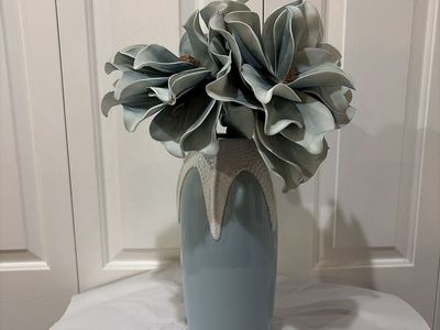 Georgous High End Vase W/ High End Flowers