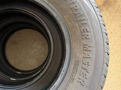 Used Trailer Master ST PRO ST225/75R15 Load Range E Trailer Tires Set