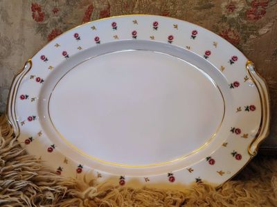 A Noritake Rosalie oval serving platter #3052