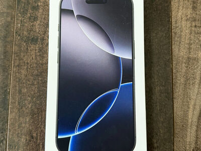 iPhone 16 Pro - 256GB, Black Titanium-New Unlocked