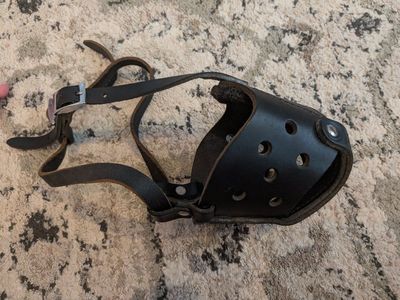 Leather muzzle - large
