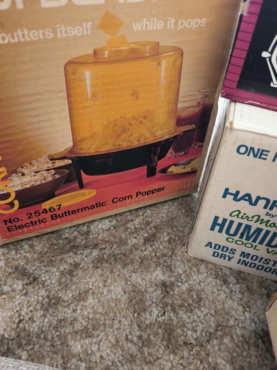 Vintage West Bend Buttermatic Electric Corn Popper No. 25467 In Box