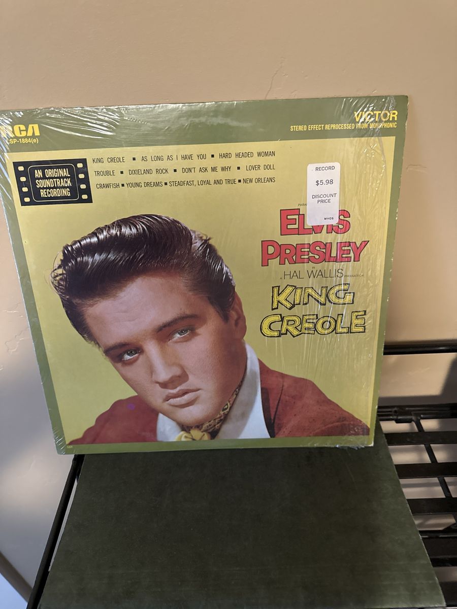 Elvis Presley King Creole Original Soundtrack Vinyl LP RCA Victor LSP-1884(e) Shrink Wrap