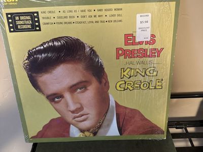 Elvis Presley King Creole Original Soundtrack Vinyl LP RCA Victor LSP-1884(e) Shrink Wrap