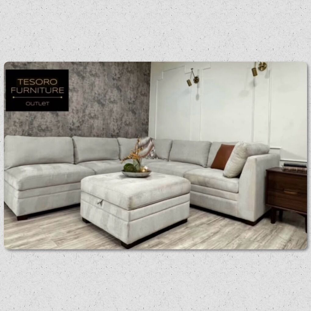 TISDALE BEIGE MODULAR SECTIONAL