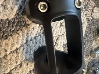 Matte Black Motorcycle Handlebar Riser Clamp