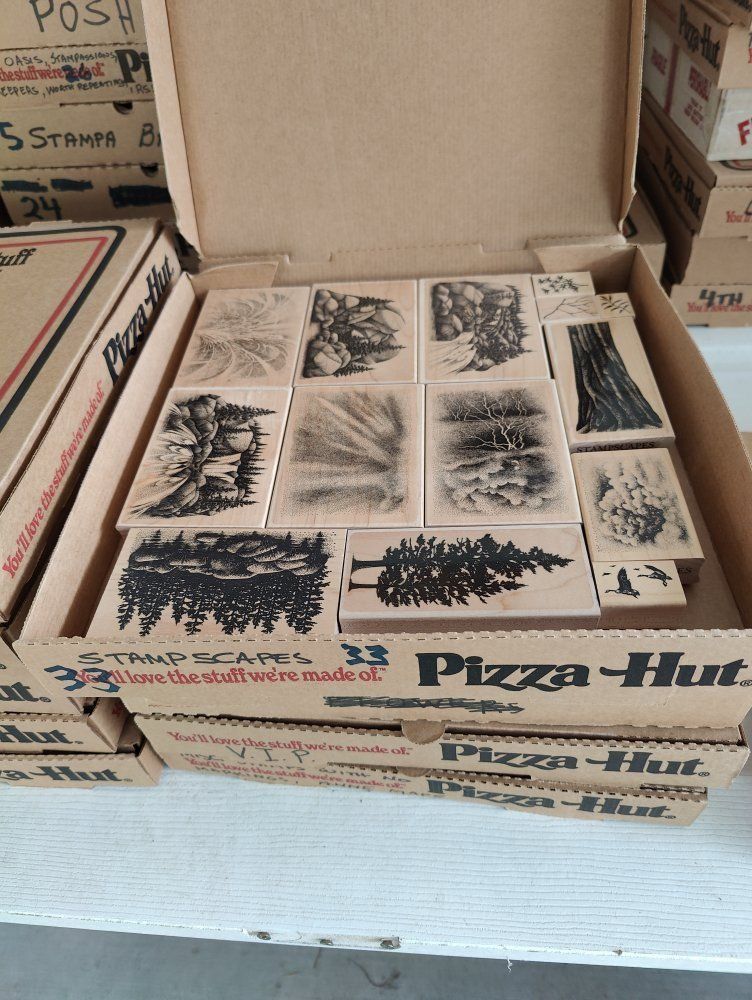 Box #33 of 65, New, old stock rubber stamps, designed mainly for people that like to make their own greeting cards.
