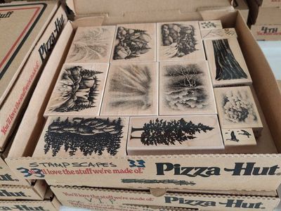 Box #33 of 65, New, old stock rubber stamps, designed mainly for people that like to make their own greeting cards.