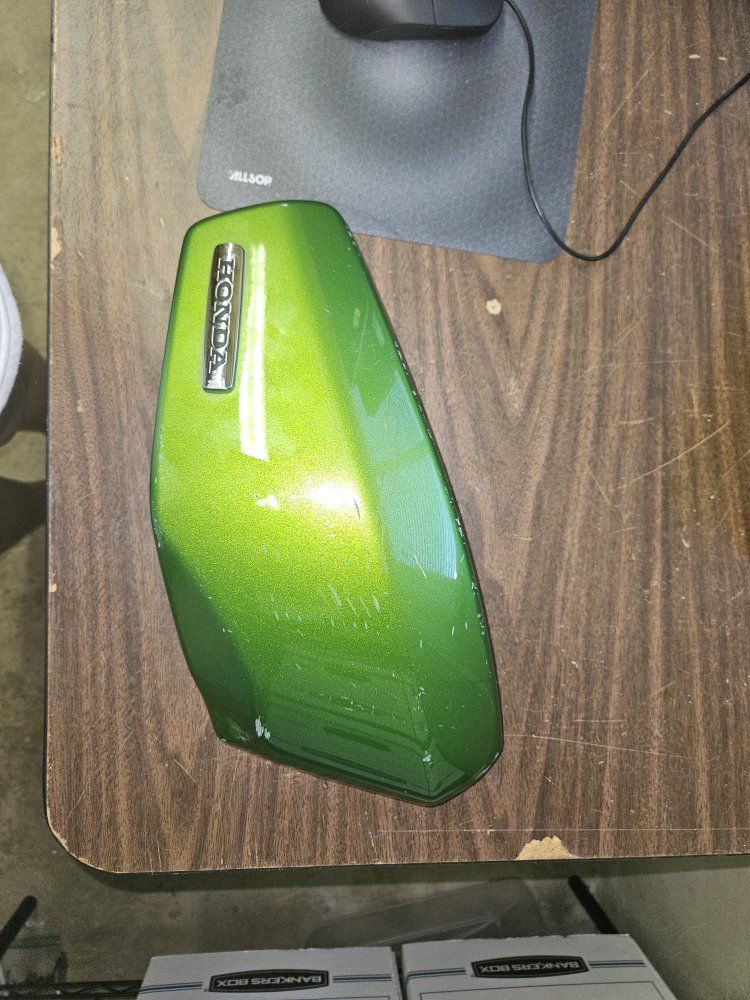 Found Green Honda Motorcycle Vtx 1300 Right Side Cover