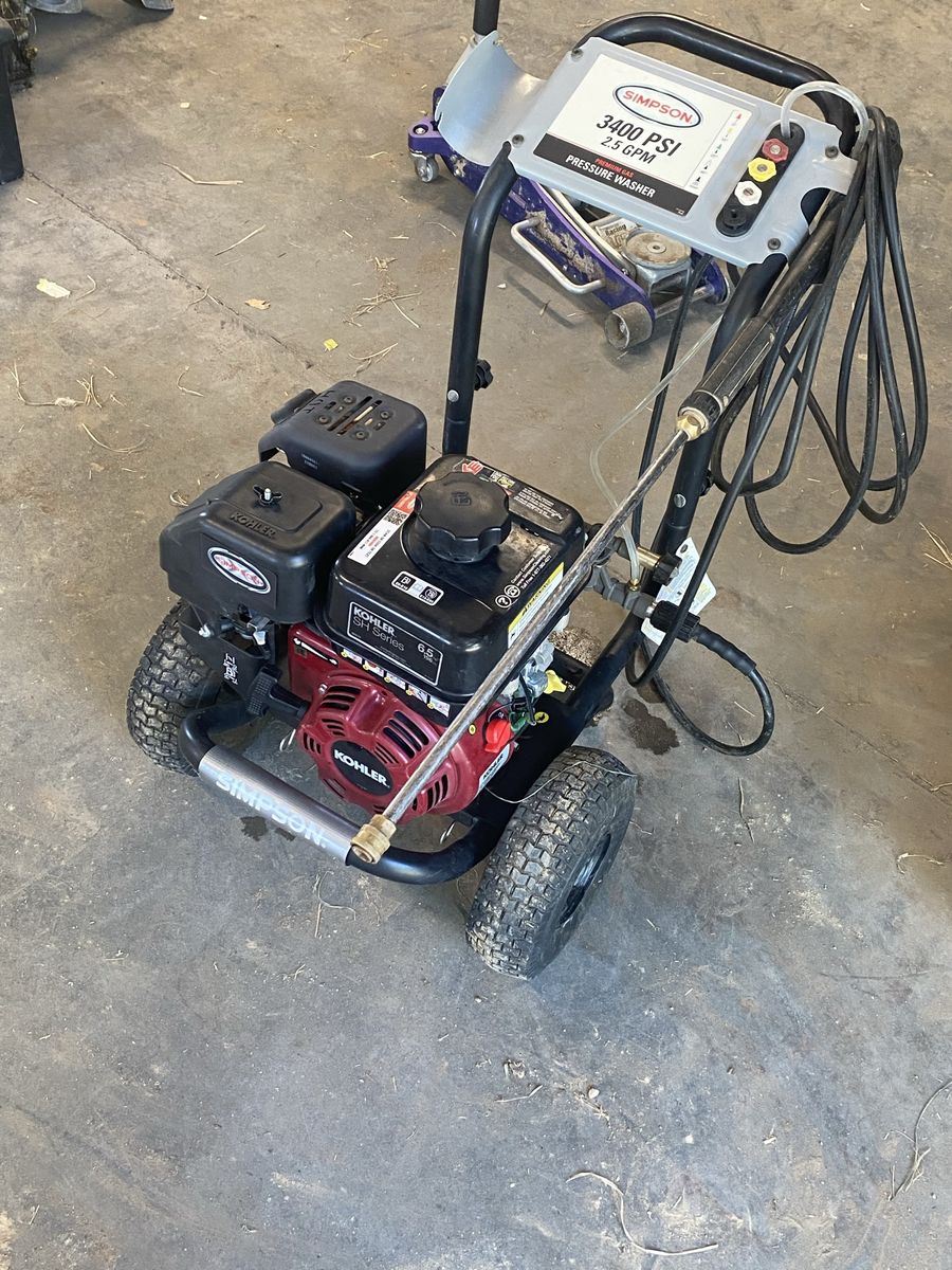 Simpson 3400 PSI 2.5 GPM Gas Pressure Washer with Kohler SH Series Engine