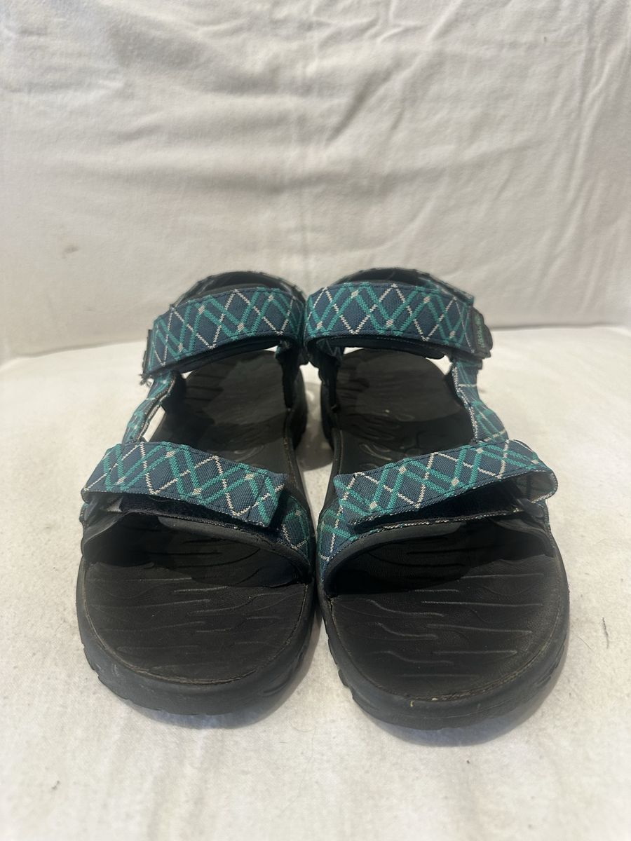 Jack Wolfskin men’s size 9 blue/green/white Teva style sandals
