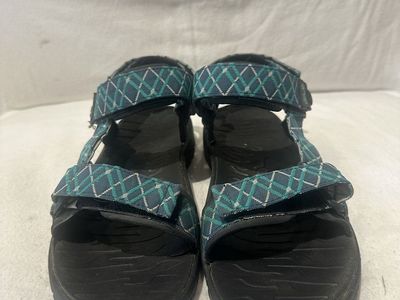 Jack Wolfskin men’s size 9 blue/green/white Teva style sandals