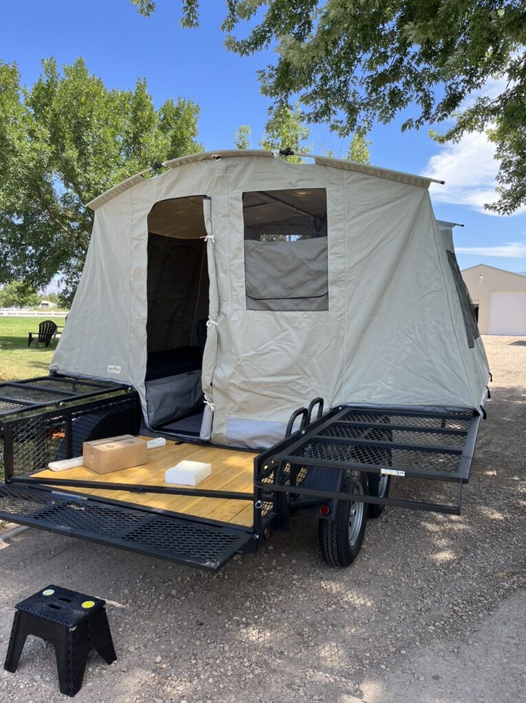 2023 6x12 Jumping Jack Utility Tent Trailer