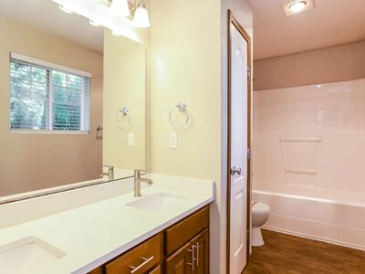 Amazing three-bedroom home with a covered porch.