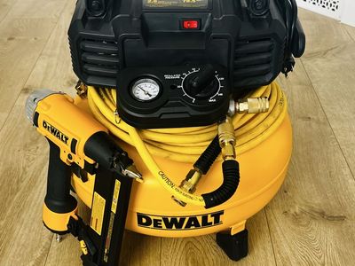 6 Gal. 165 PSI Heavy-Duty Electric Pancake Air Compressor, 18-Gauge Brad Nailer and 23-Gauge 2 in. Pin Nailer