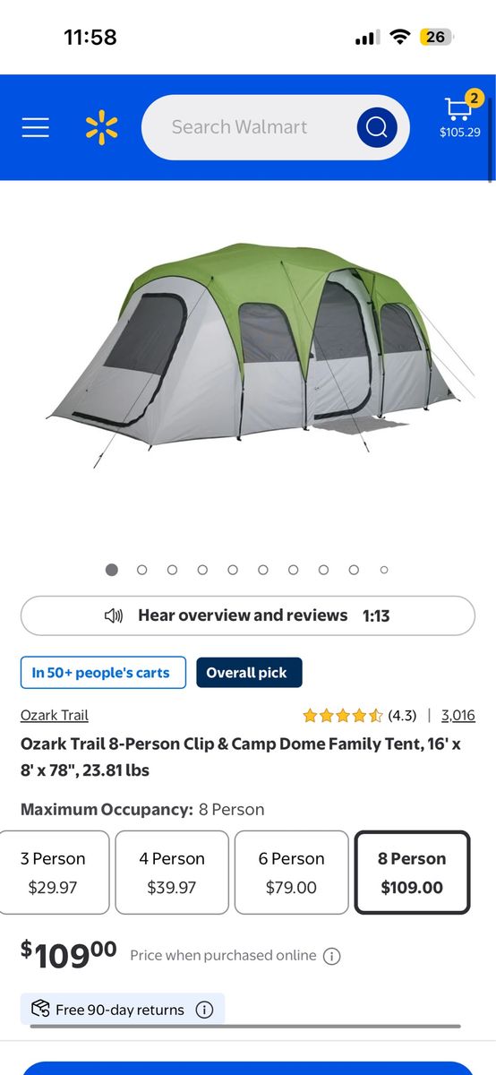 8person family tent