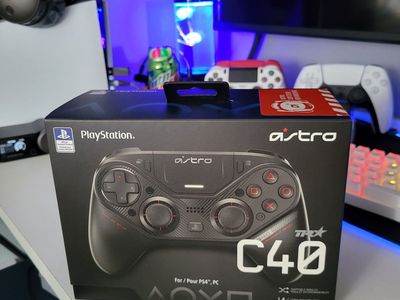 ASTRO Gaming C40 TR Controller for PlayStation 4 PS4 PC - Wired/Wireless, Swappable Modules, Tournament Ready refurbished sealed