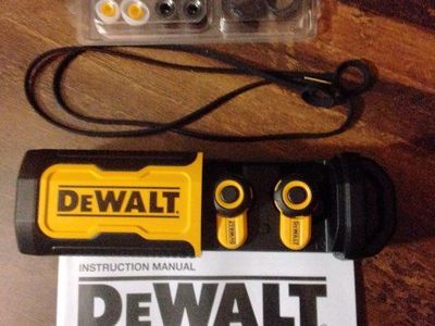 DeWalt Jobsite IP54 wr Pro-X2 Earbuds