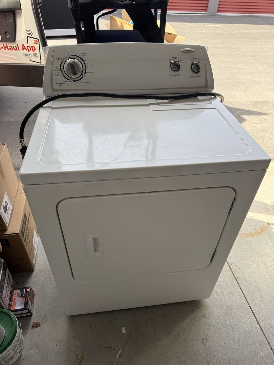 Whirlpool Electric Dryer – Works Great, Clean & Ready to Use