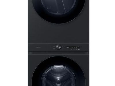 Samsung WH46DBH500GVA3 Gas Laundry Hub/Laundry Center in Brushed Black Stainless Steel, Brand New!