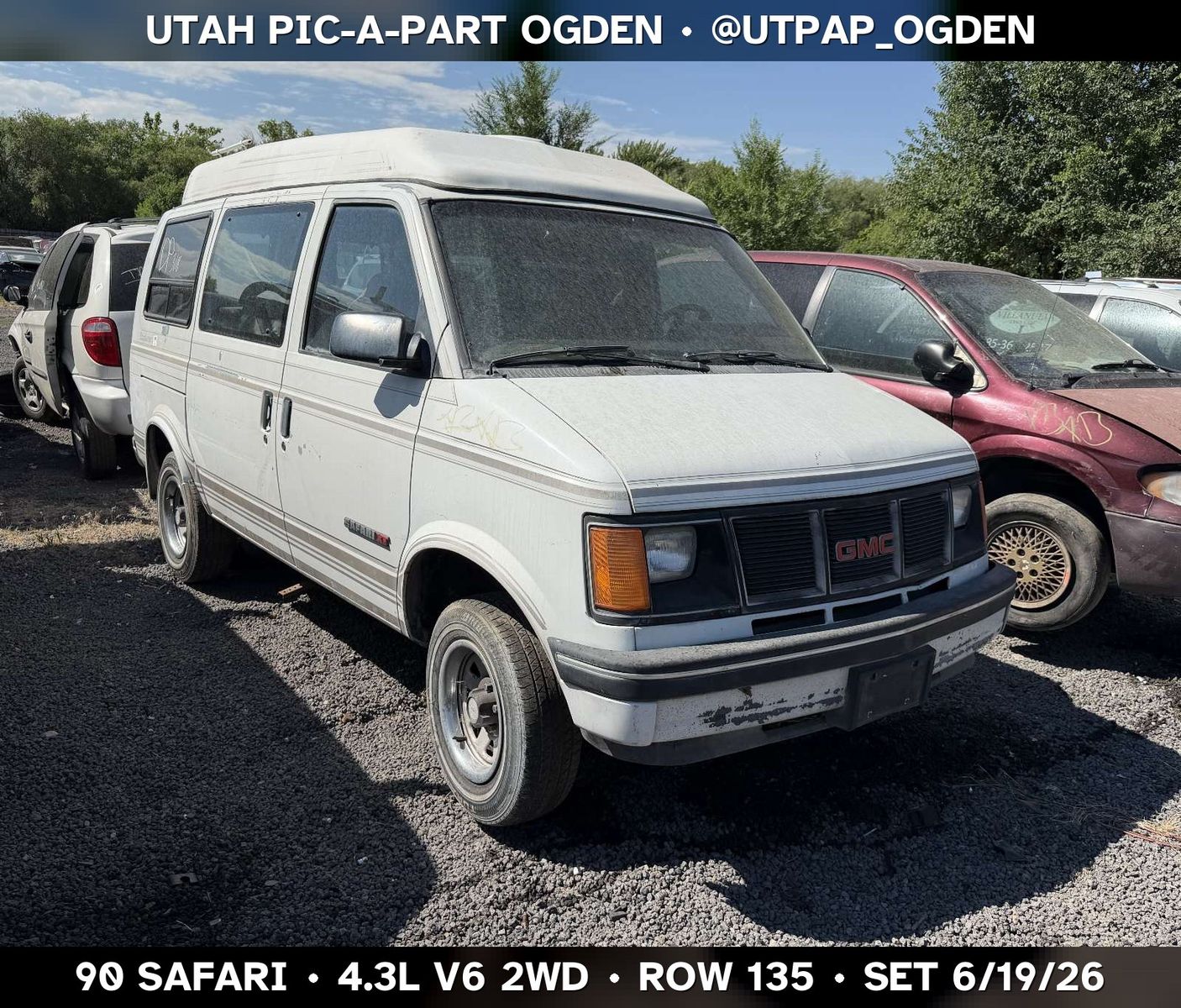 1990 GMC Safari Parts - UTPAP Ogden