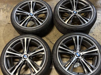 OEM BMW 4Series wheels and tires 225/40/19