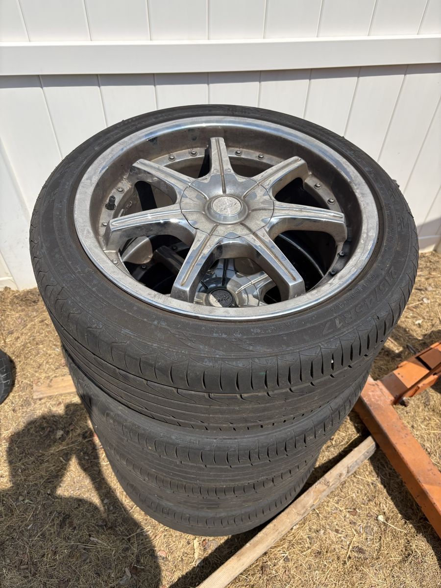 17” Chrome Wheels + Tires