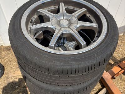 17” Chrome Wheels + Tires