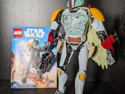 LEGO Star Wars 75533 Boba Fett Buildable Figure with instructions
